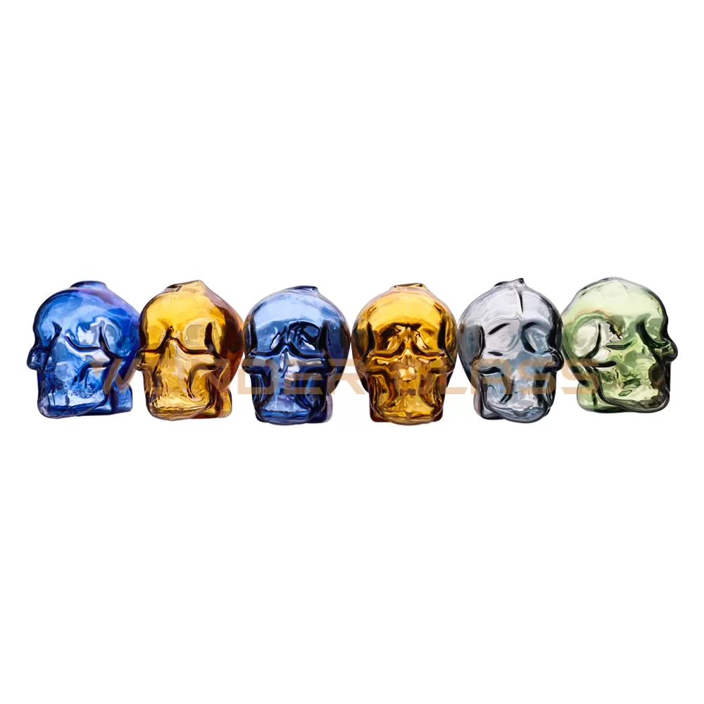 GO803-2 Skull design 12mm smoke pipe