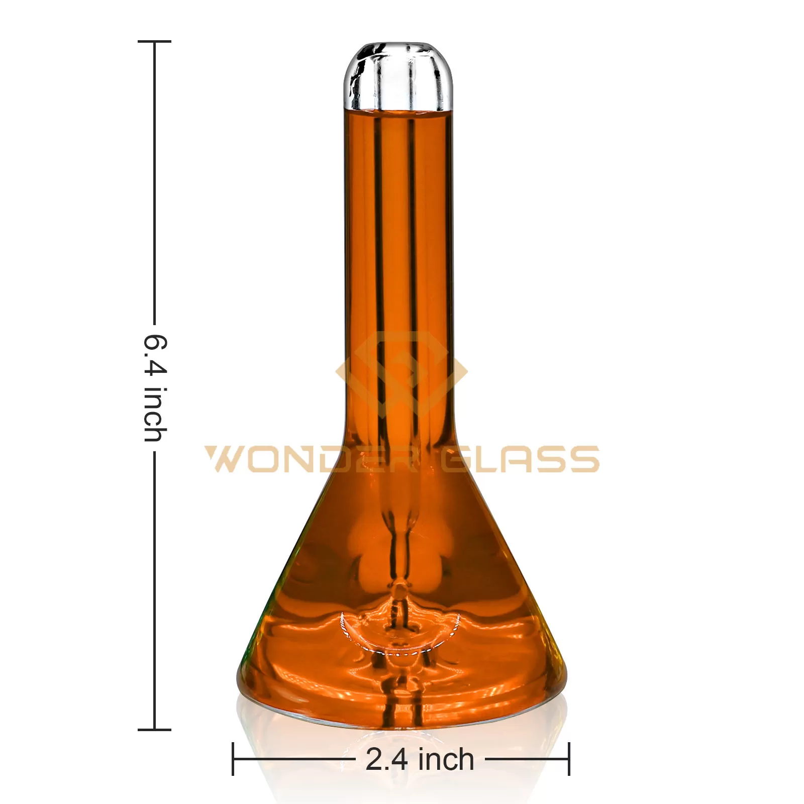 P253 cone style oil pipe glass hand pipe