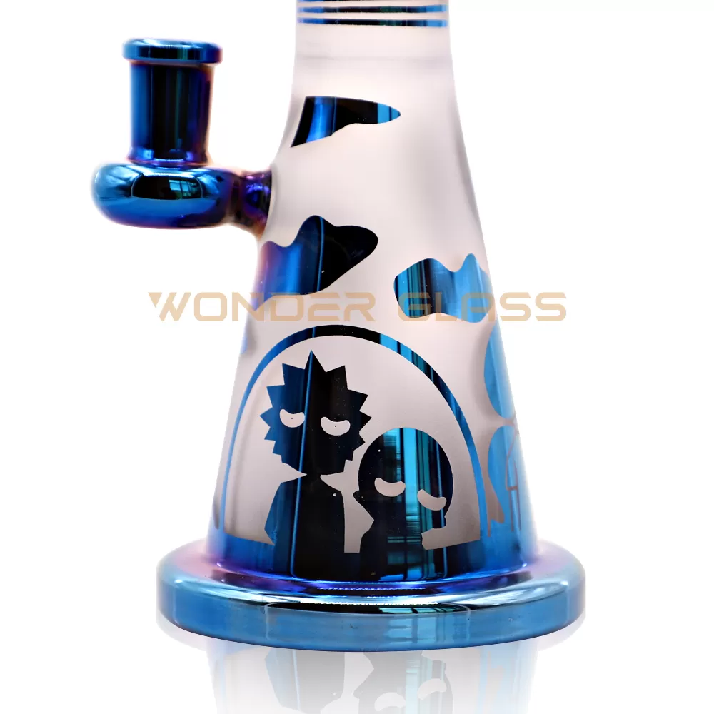 C03 electronic plated glass bong