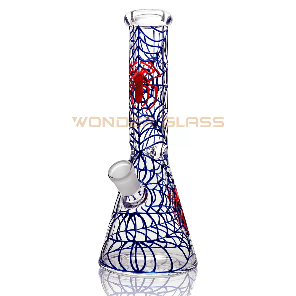 GB806-3 glow in the dark beaker pipe smoke bong