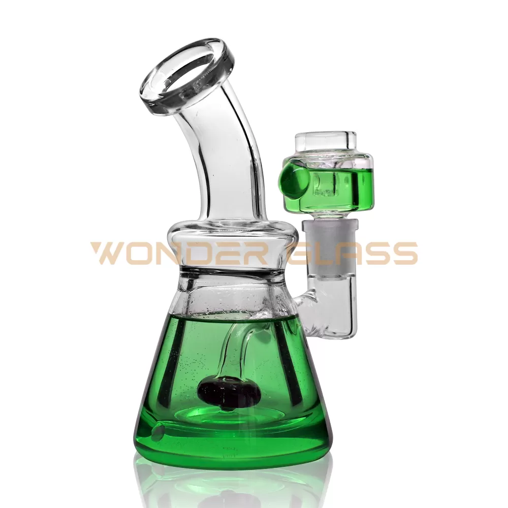 GO908 mini glass bong with glycerin oil bong