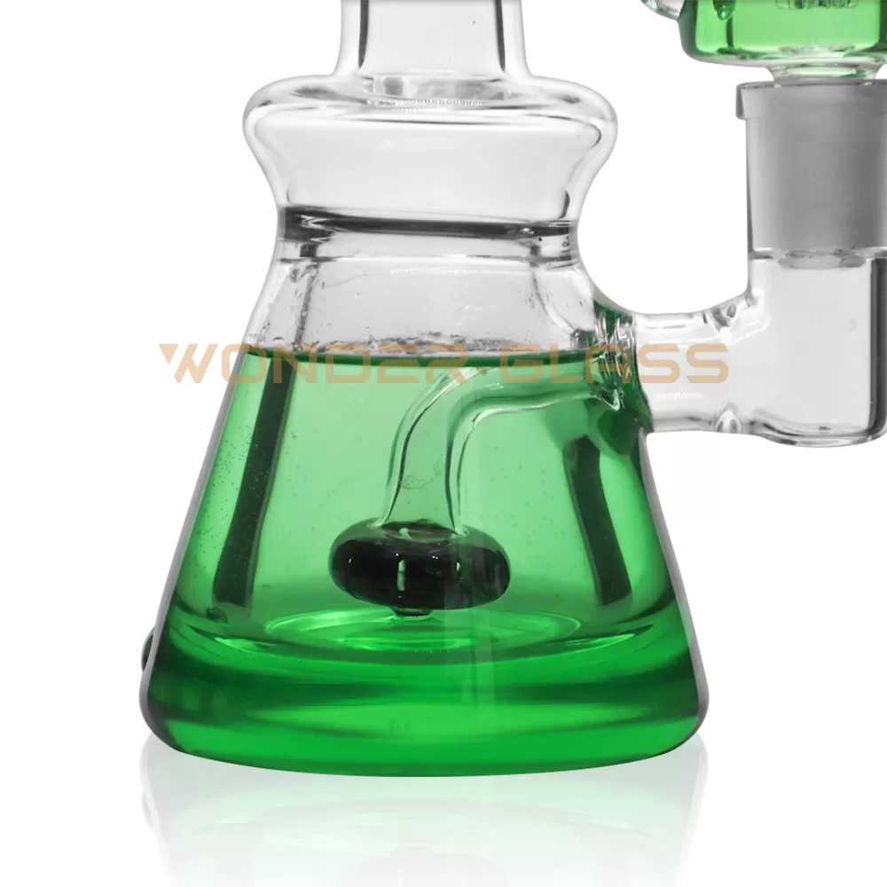 GO908 mini glass bong with glycerin oil bong