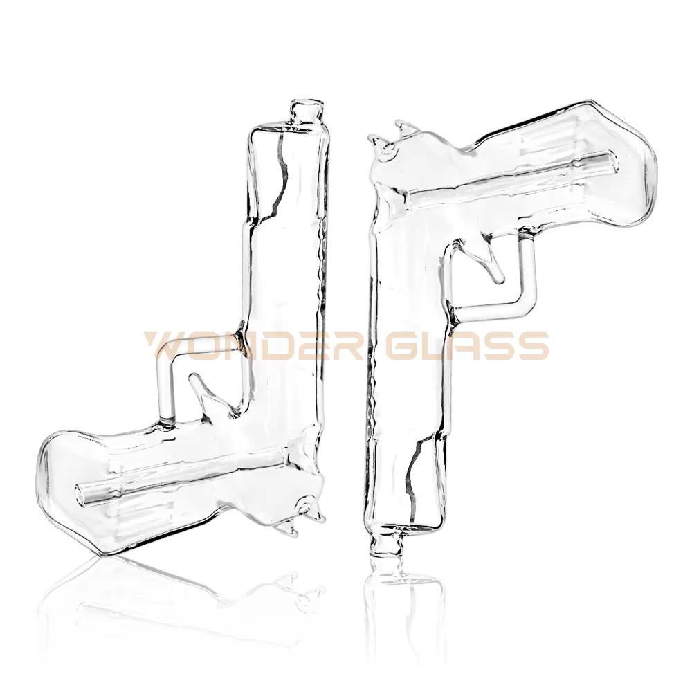 GP913 gun shape glass pipe